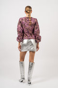 Paula Pink Lavender 3/4 Top - Pink Lavender