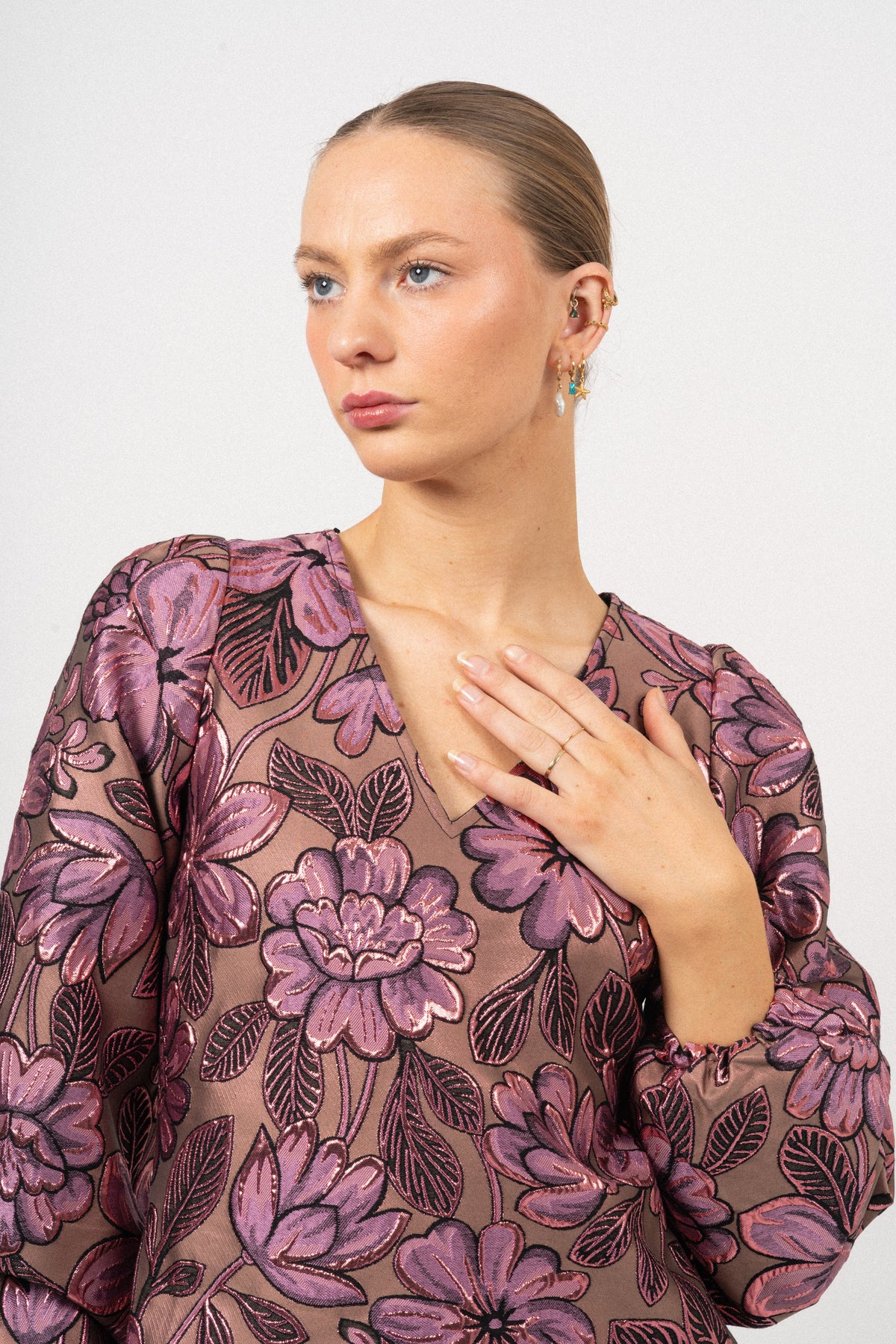 Paula Pink Lavender 3/4 Top - Pink Lavender