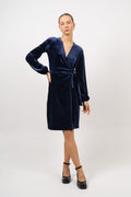 Goriel Wrap Dress - Midnight Magic