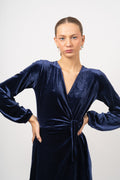 Goriel Wrap Dress - Midnight Magic