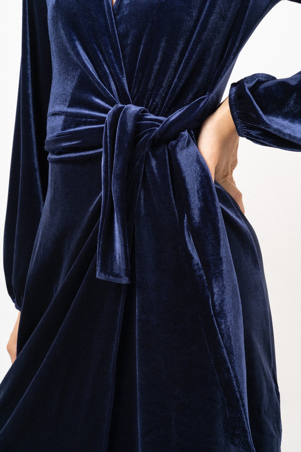 Goriel Wrap Dress - Midnight Magic