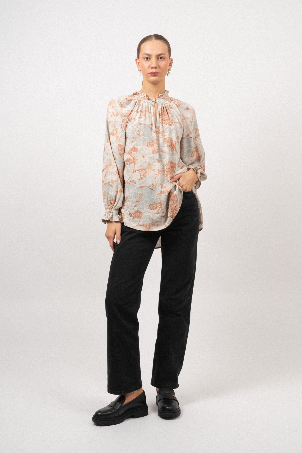 Alva Blouse - Beige