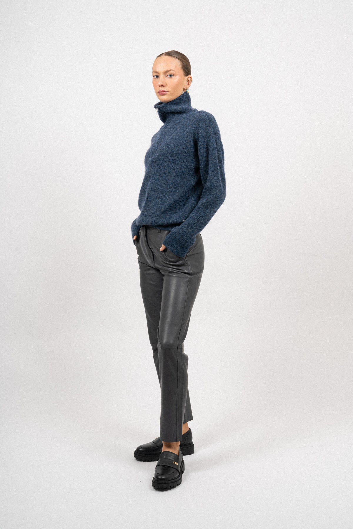 Alana Half-Zip - Ensign Blue