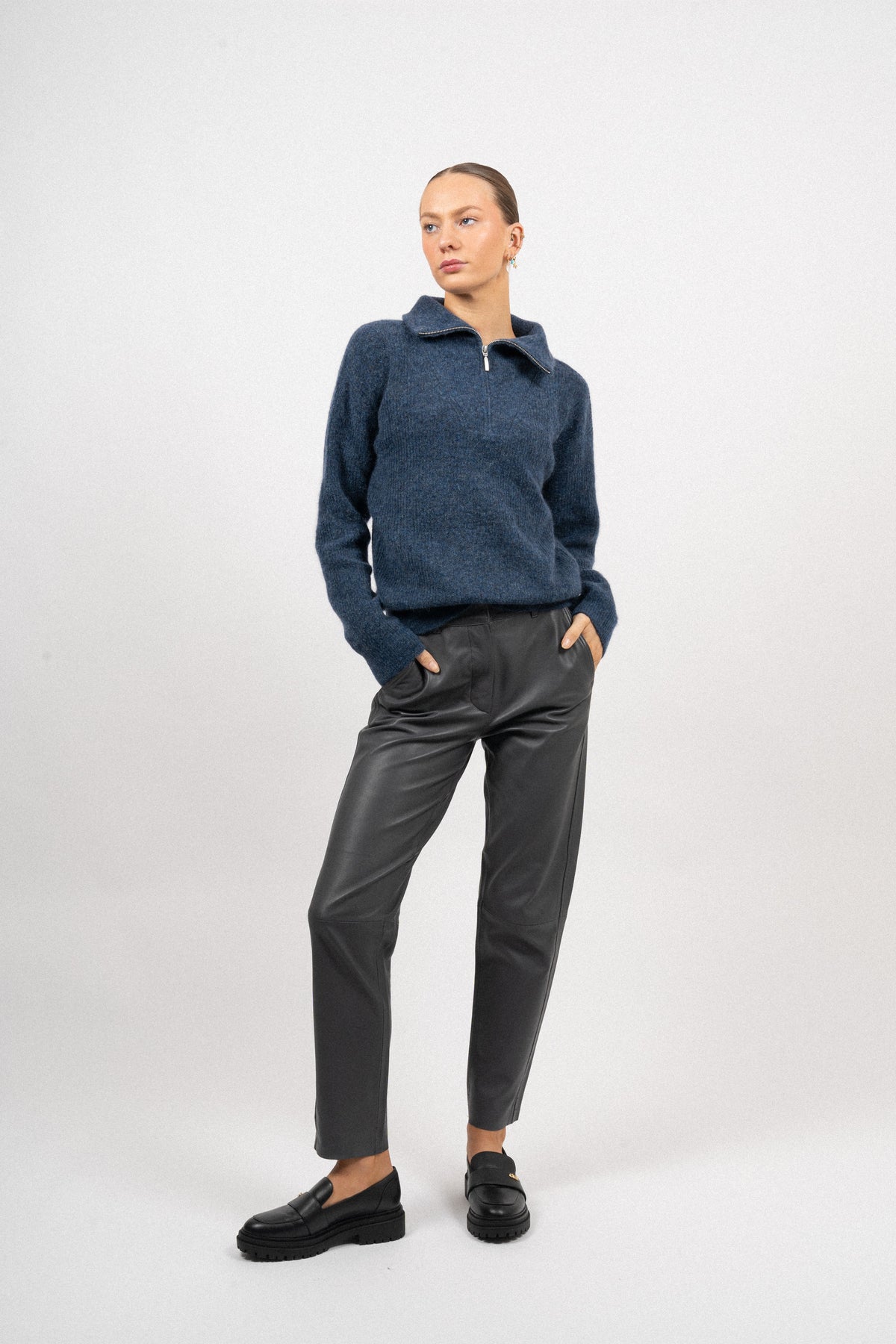 Alana Half-Zip - Ensign Blue