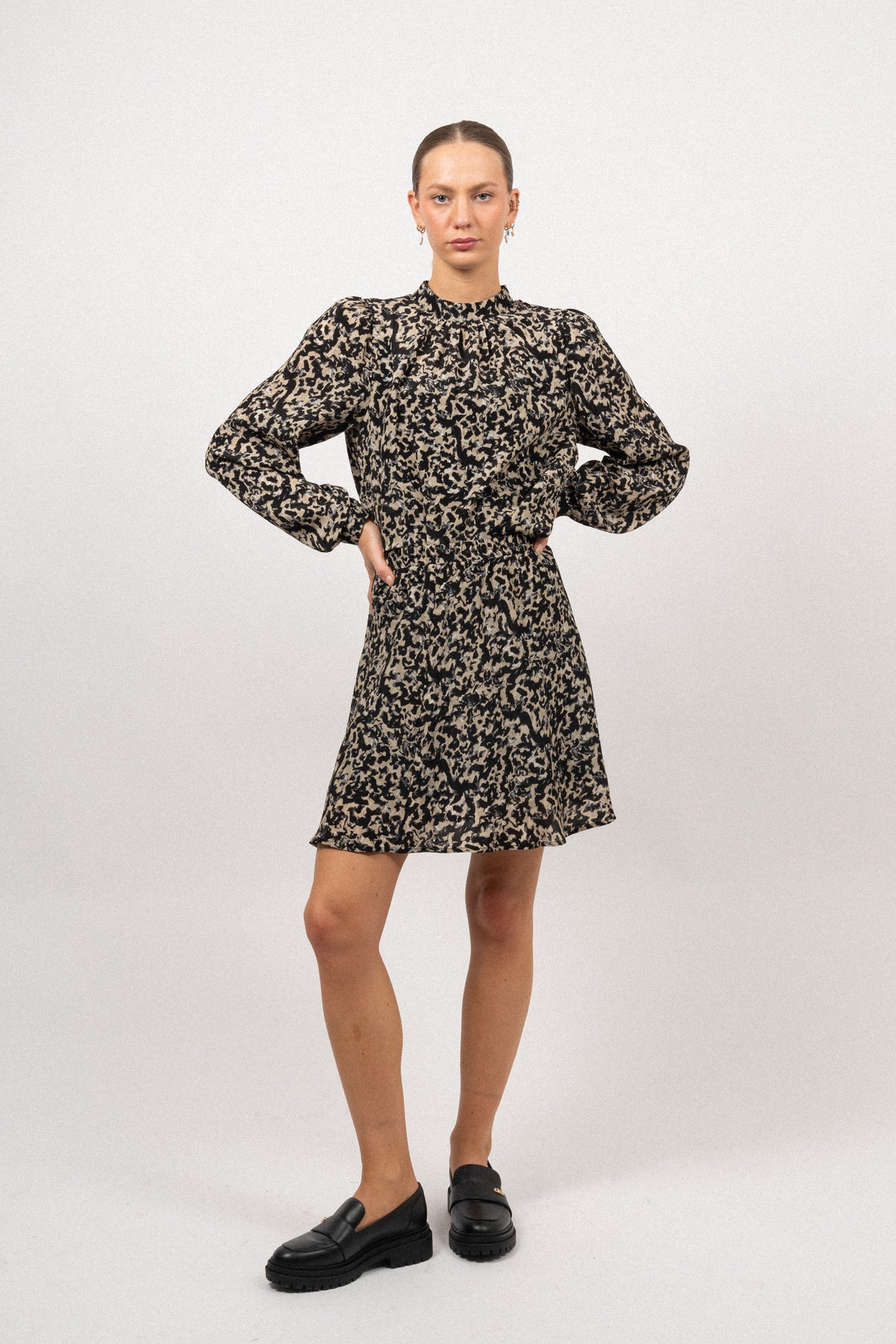 Rhian Skirt Aop - T Coat Water Pr