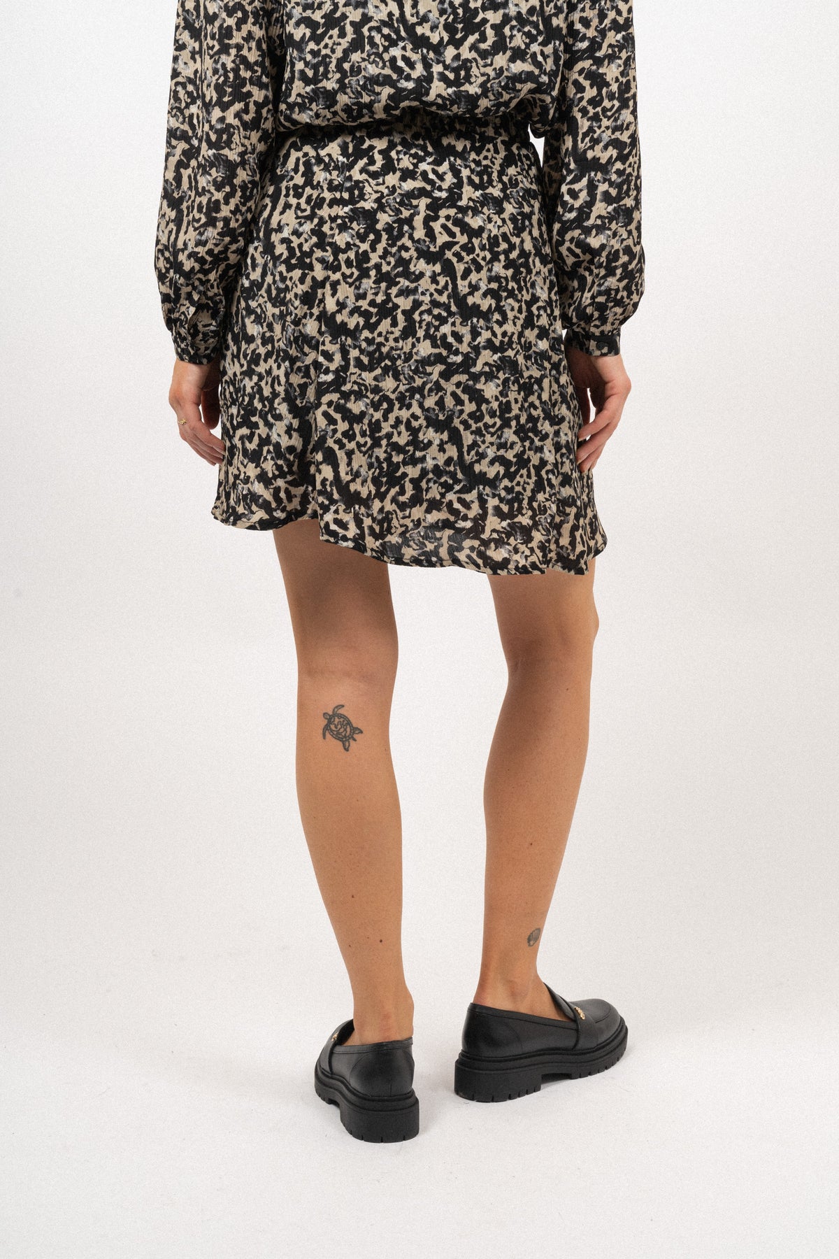 Rhian Skirt Aop - T Coat Water Pr