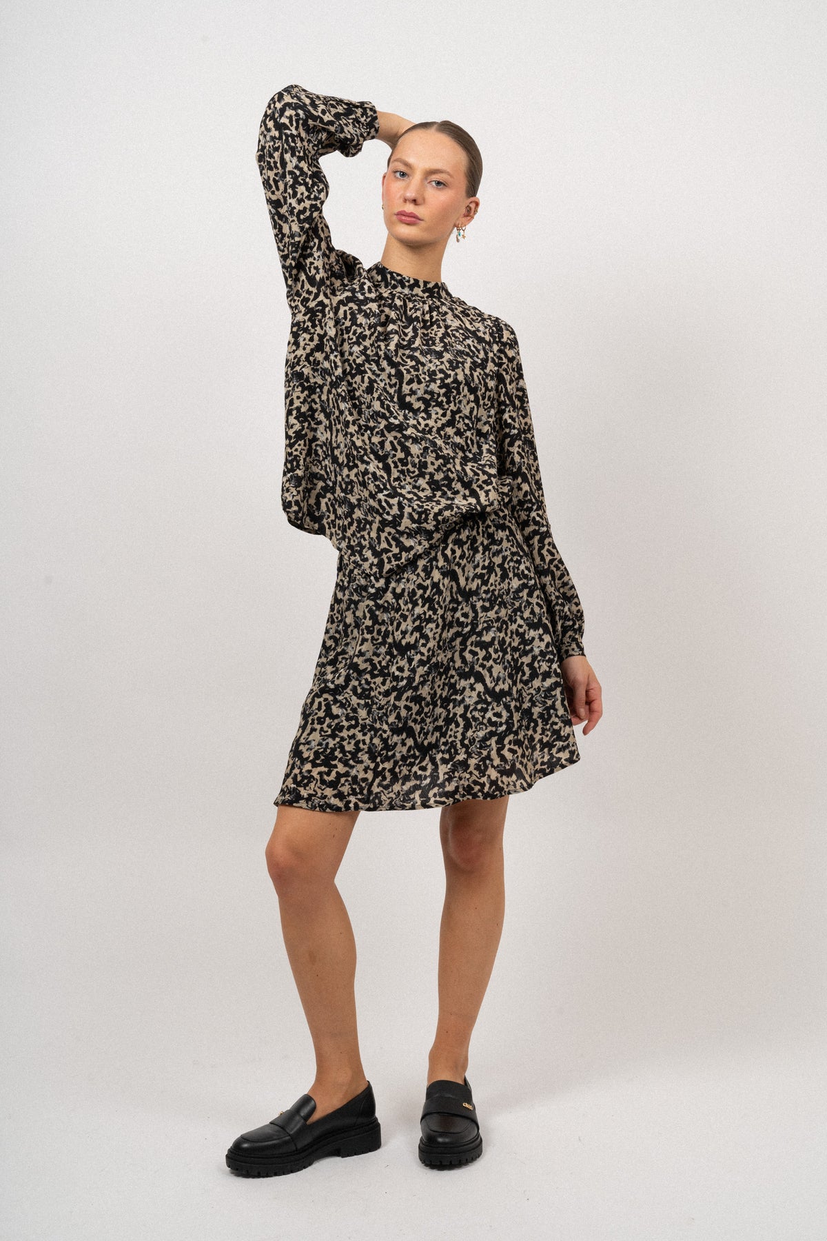 Rhian Top Aop - T Coat Water Pr