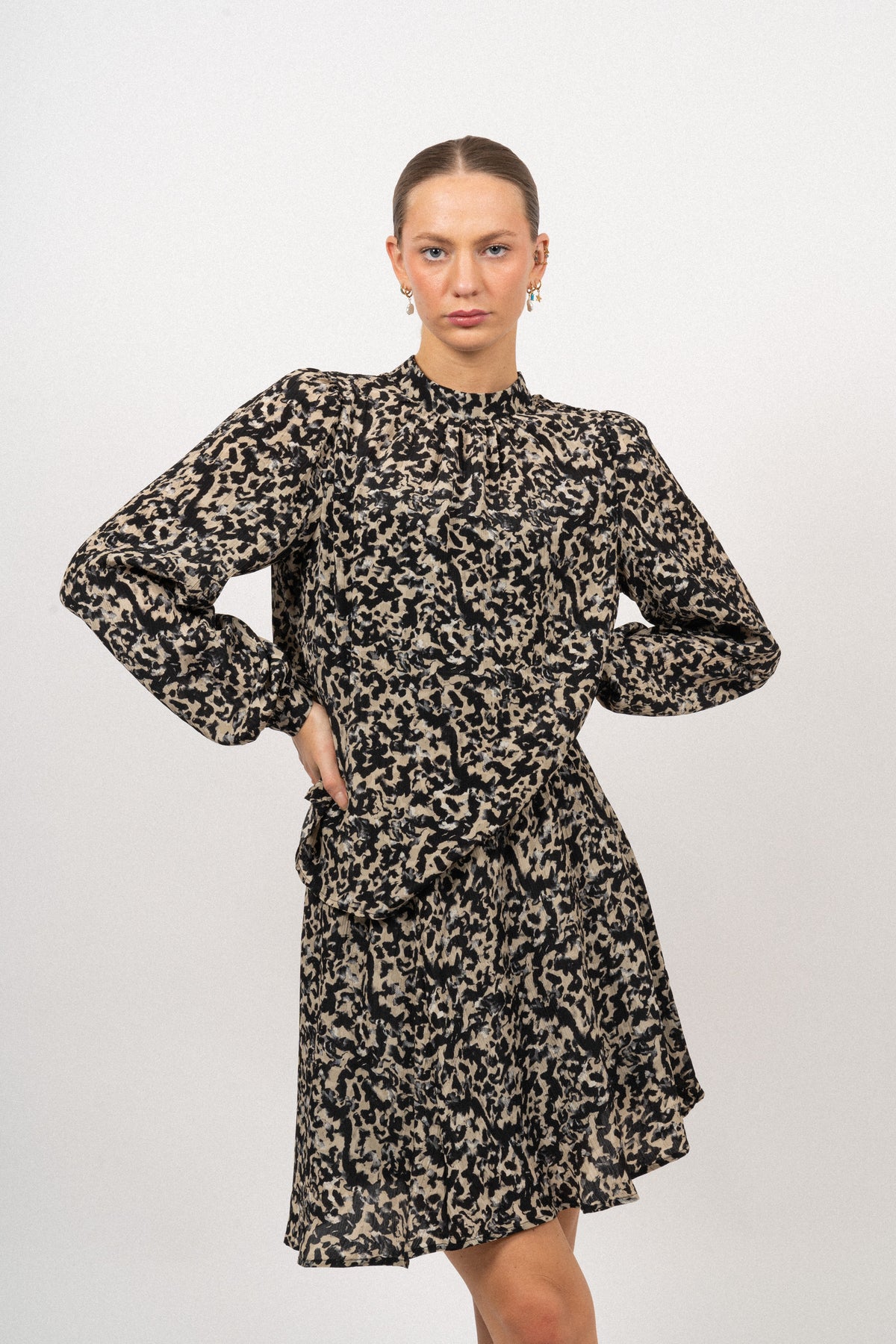 Rhian Top Aop - T Coat Water Pr