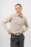 Alana Half-Zip - Sand