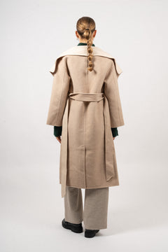 Camille Coat - Light Sand/Cream