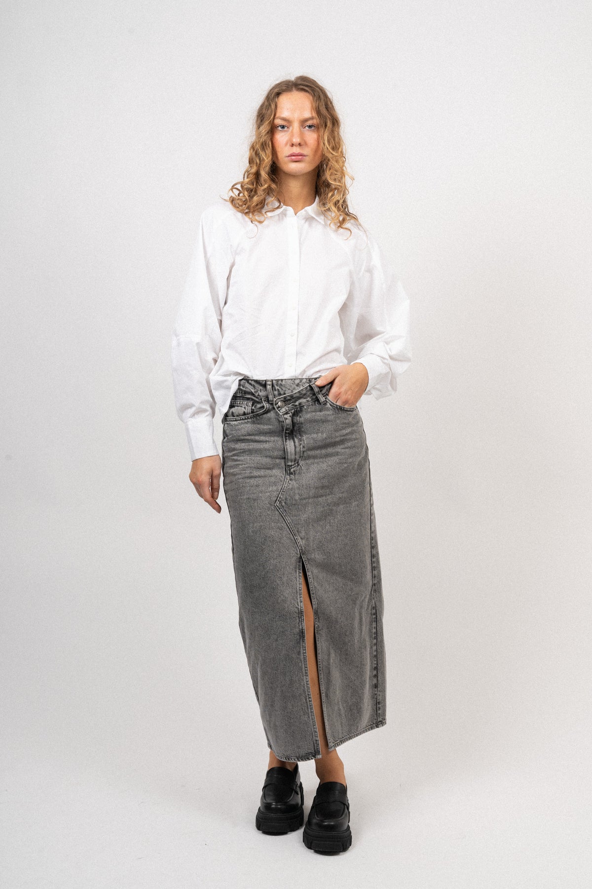 Josetta Petronia Raglan Shirt - Bright White