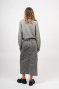 Zasha Hope Cardigan - Medium Grey Melange