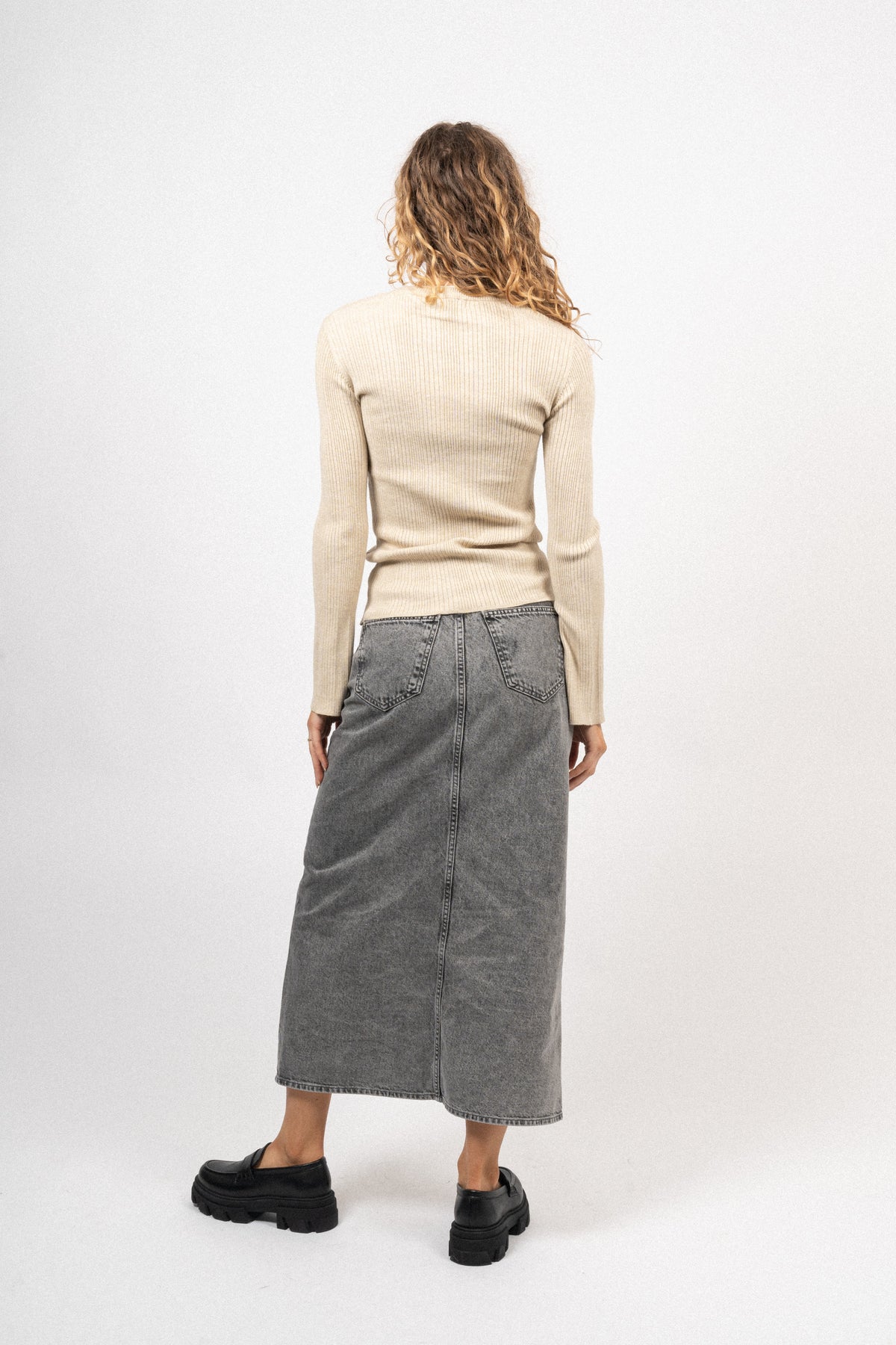 Vendela Rachelle Pullover - Oatmeal Melange