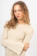 Vendela Rachelle Pullover - Oatmeal Melange
