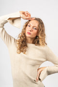 Vendela Rachelle Pullover - Oatmeal Melange