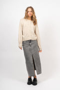 Zasha Hope Cardigan - Oatmeal Melange