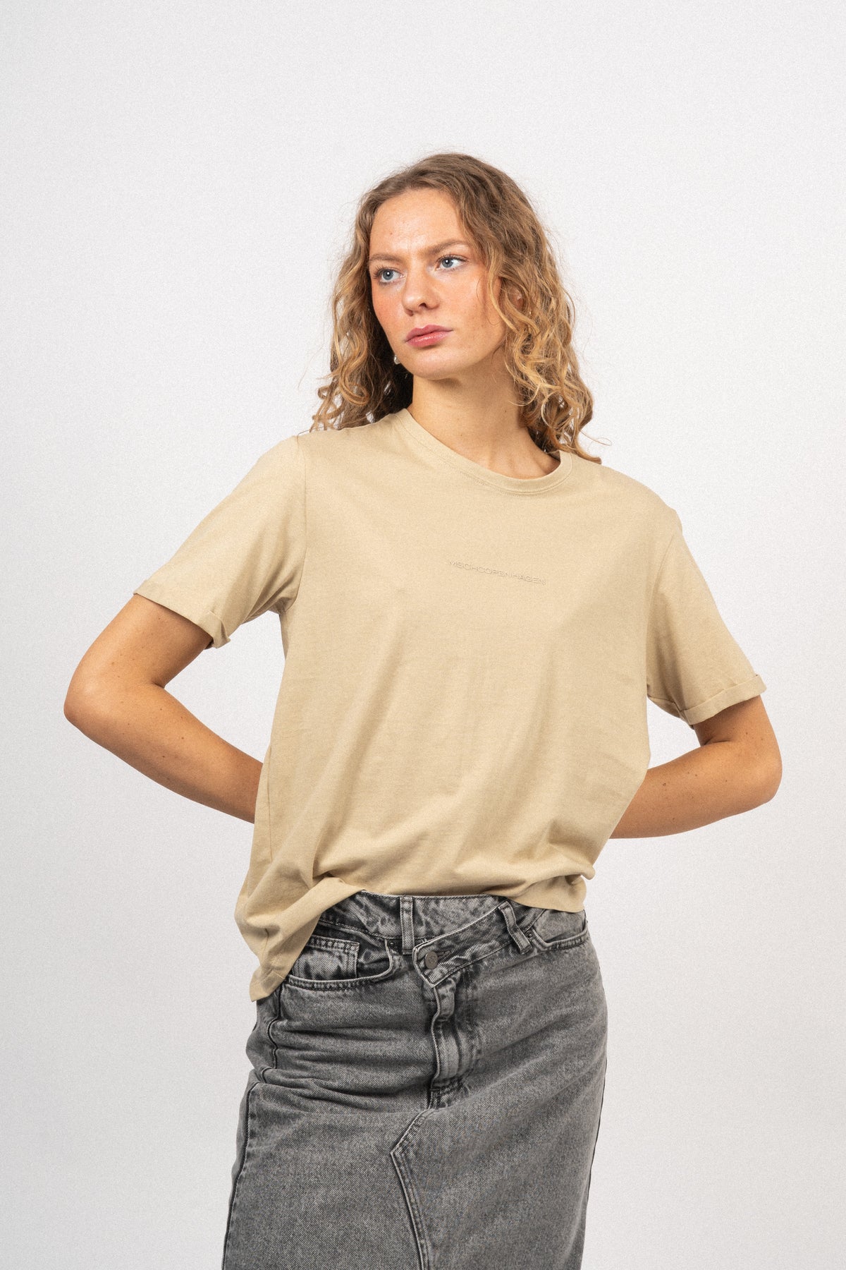 Terina Organic Small Logo Tee - F O Rye/F O Rye