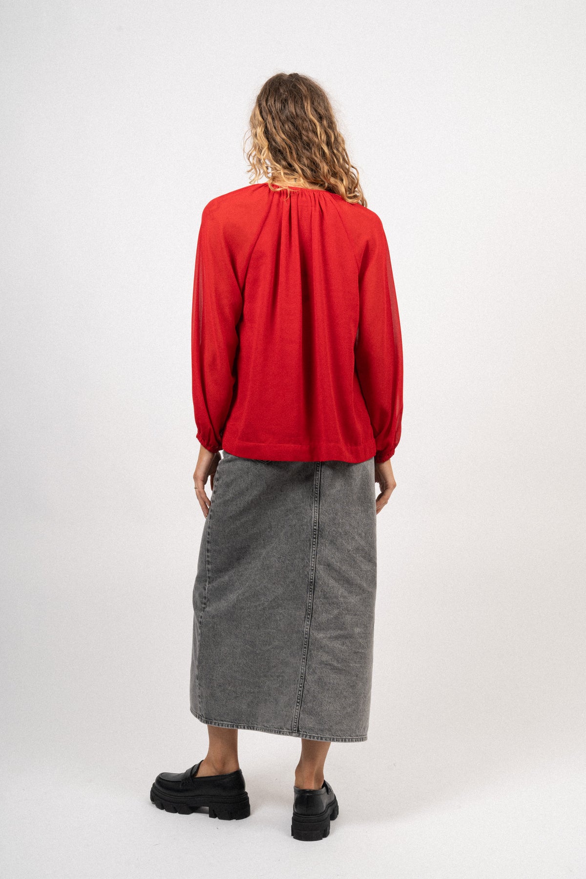 Nora Blouse - Red
