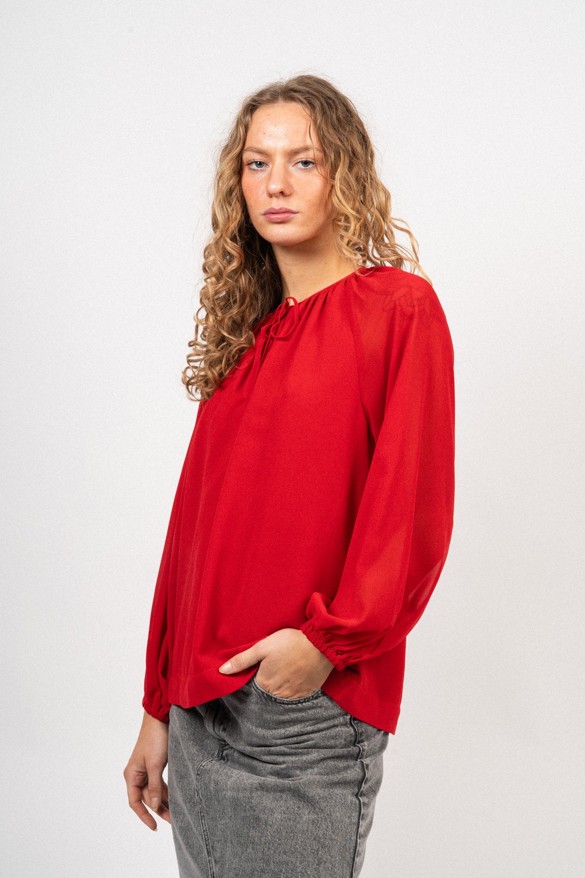 Nora Blouse - Red