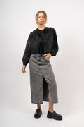 Moniquecc Tie Blouse - Black