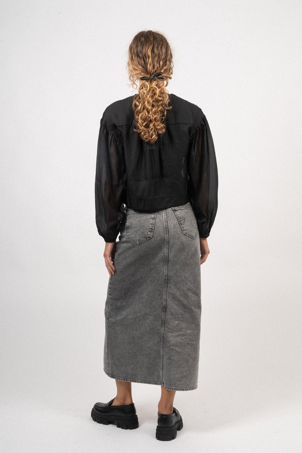 Moniquecc Tie Blouse - Black