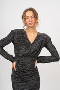 JafarIW Dress - Silver Ombre