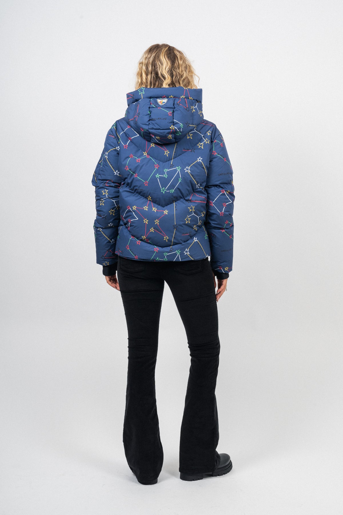 W Modul Pr Down Bomber Jacket - Cosmic Blue