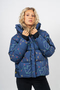 W Modul Pr Down Bomber Jacket - Cosmic Blue
