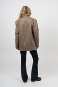 Wool Boxy Jacket - Otter