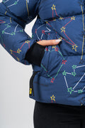 W Modul Pr Down Bomber Jacket - Cosmic Blue
