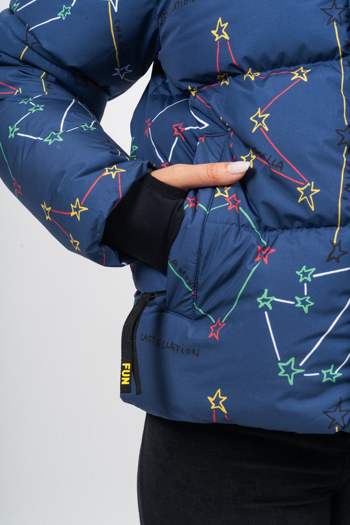 W Modul Pr Down Bomber Jacket - Cosmic Blue