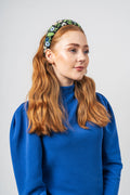 Anemona Wide Beaded Hairbrace - Svart