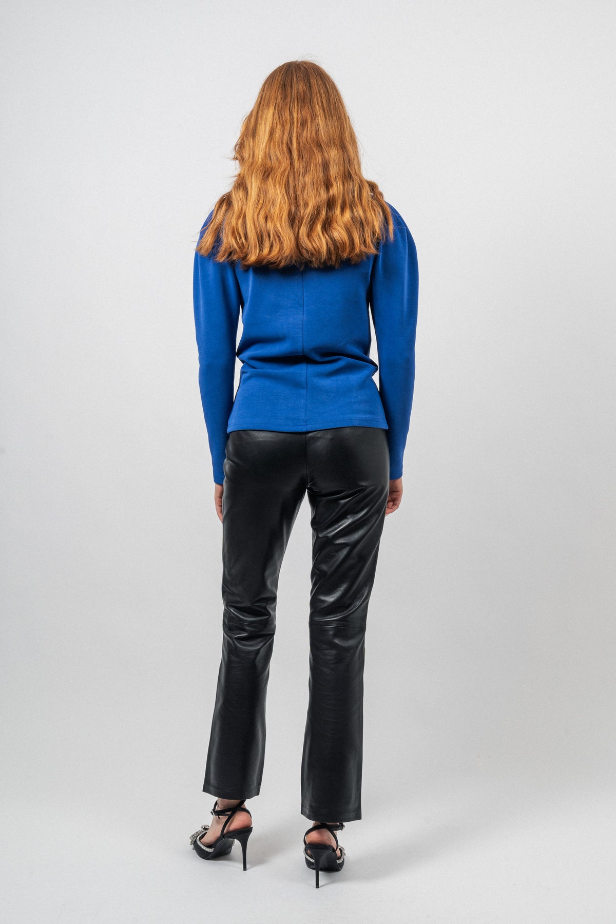 Fenja  LS T-Neck Top - Surf The Web