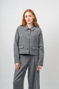Henrika Blazer - Grey Melange