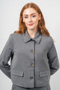 Henrika Blazer - Grey Melange