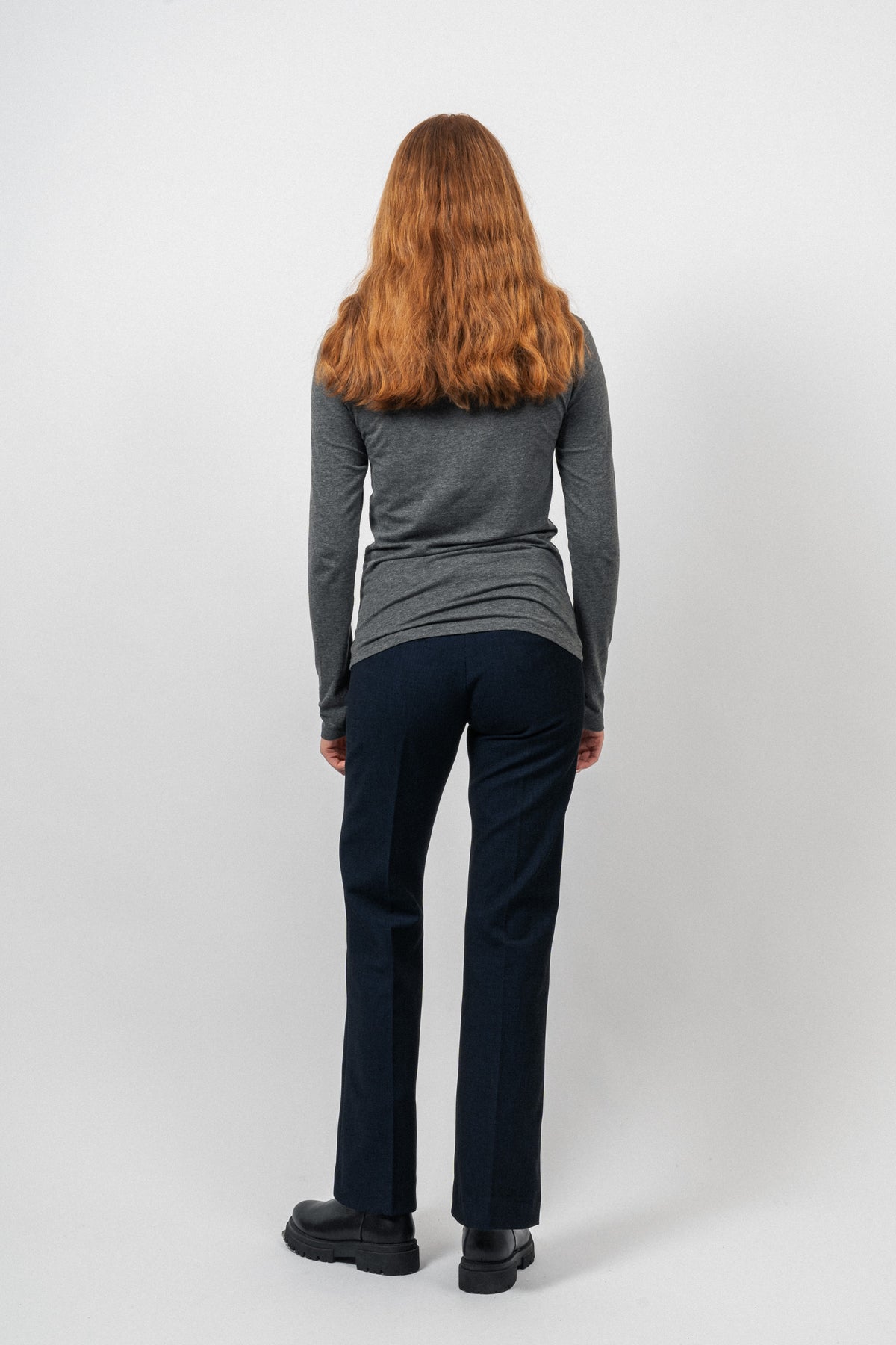 Parille R Top - Medium Grey Melange