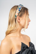 Ivor Beaded Hairbrace - Birch White