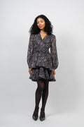 Jade Wave Dress - Black Gold