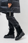 Sandra Snowboot Leather/Pes - Black