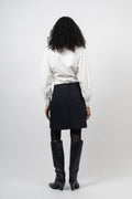 Vega LS Gathered Shirt - Snow White