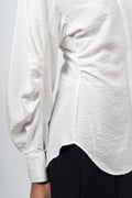 Vega LS Gathered Shirt - Snow White
