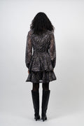 Jade Wave Dress - Black Gold