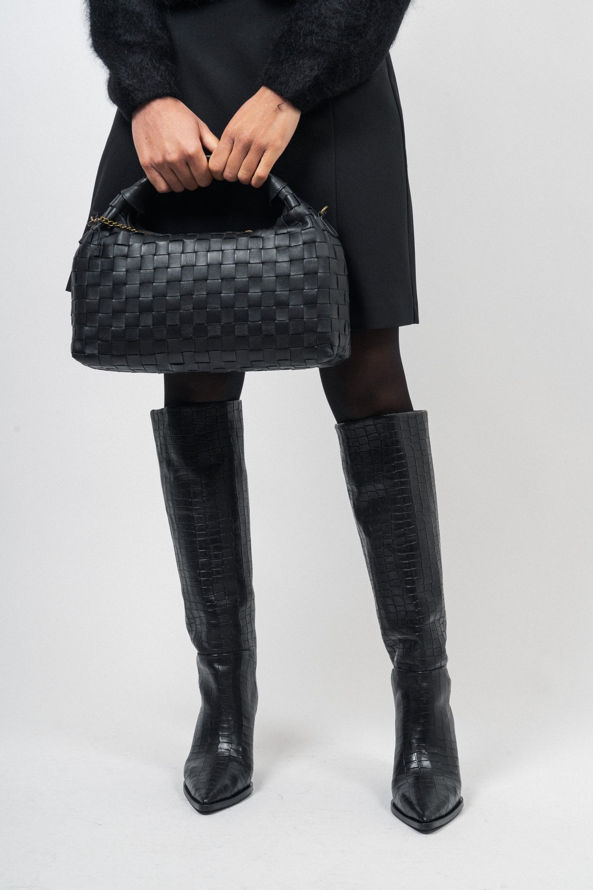 Dandy Large Braided - Black/Gold
