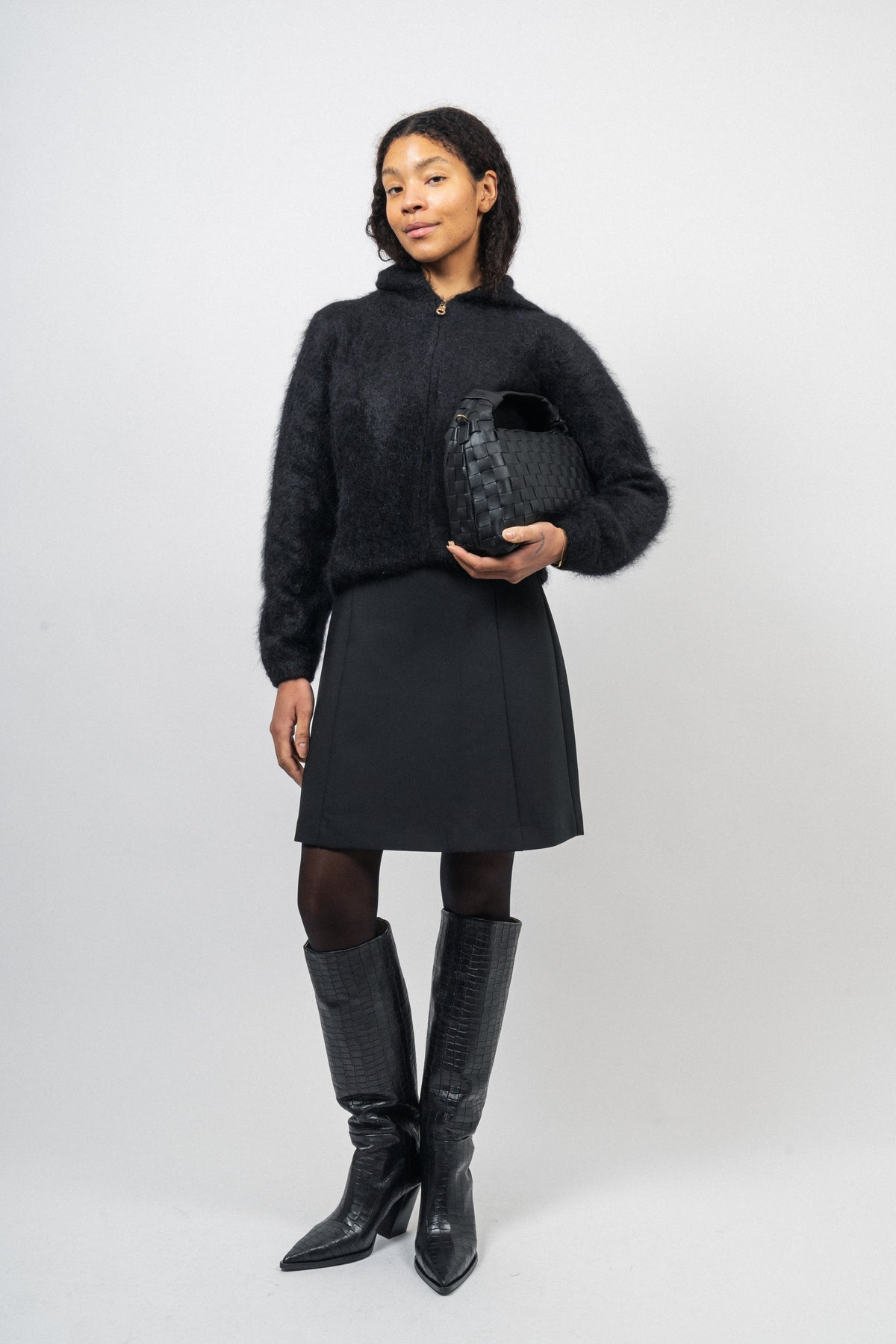 Hedda Chunky Cardigan - Black