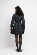 Poplin Mini Dress - Black
