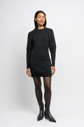 Mirabel LS Knit Dress - Black