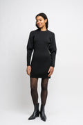 Mirabel LS Knit Dress - Black