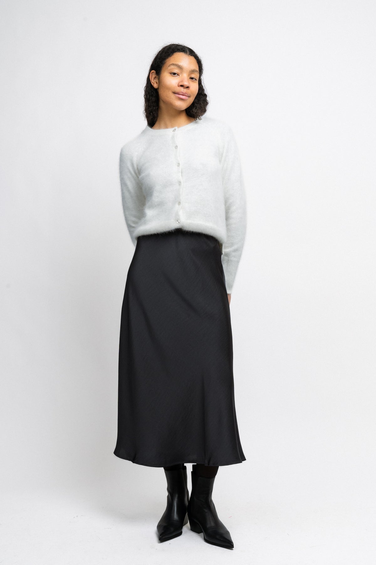 Bovary Skirt - Steel Grey