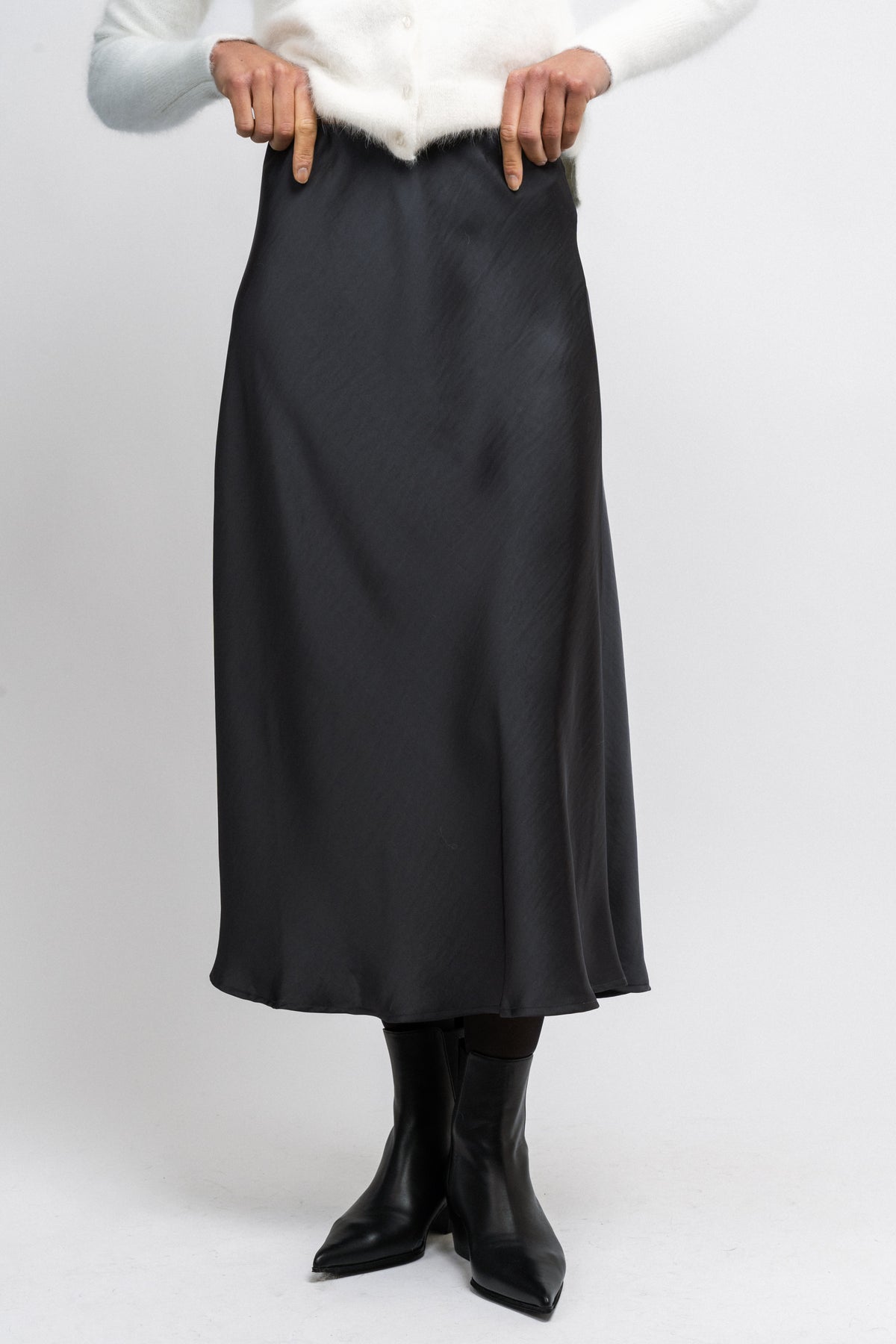 Bovary Skirt - Steel Grey