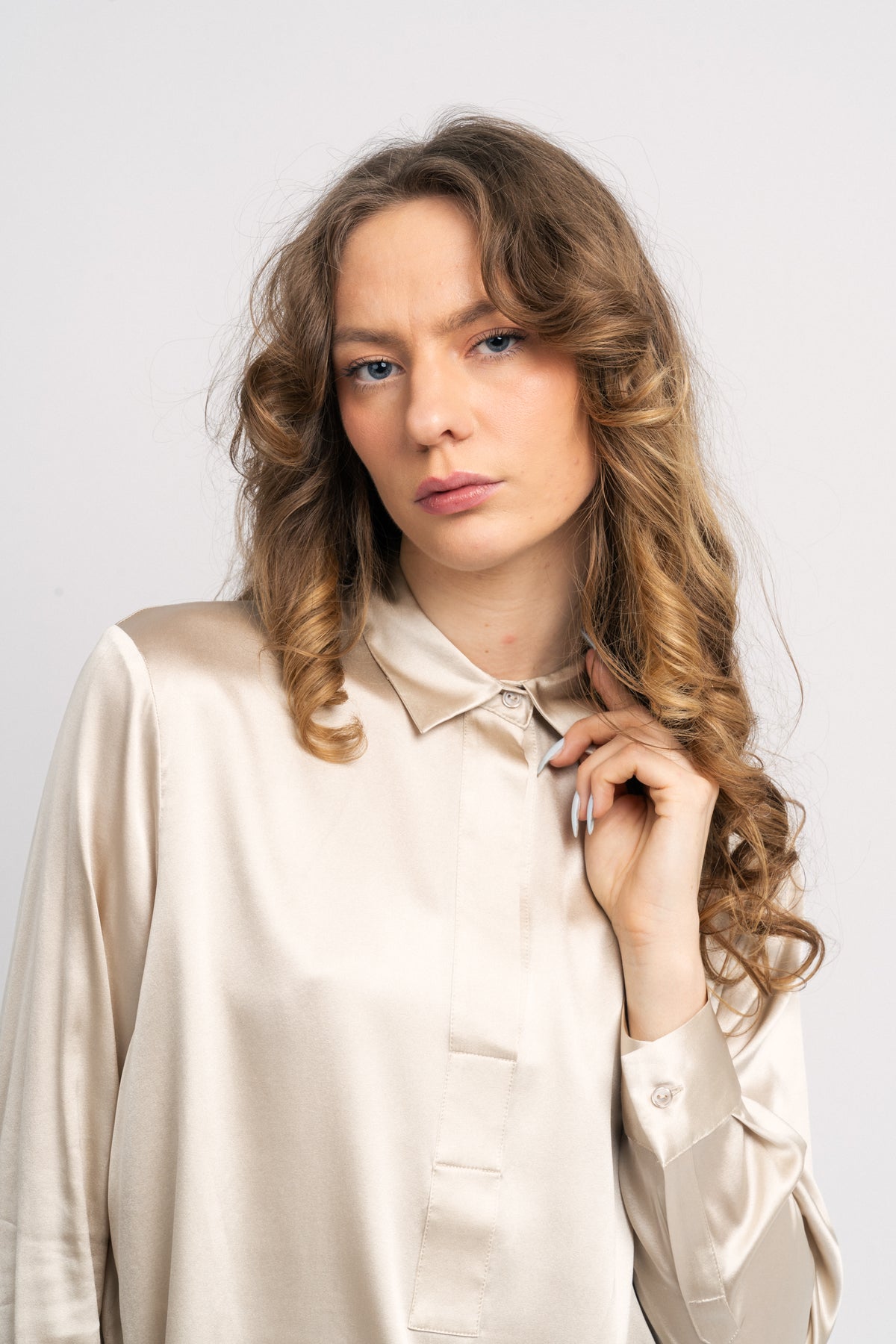 Leia Blouse - Sand